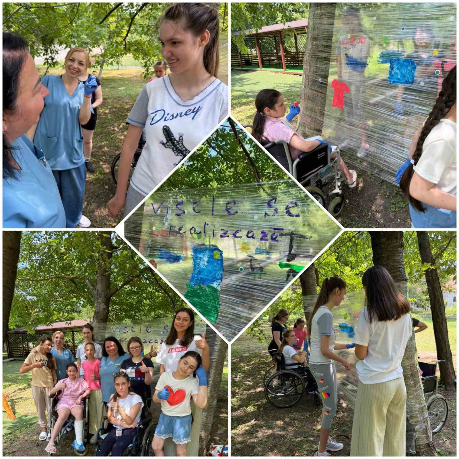 Activitate în aer liber cu tema „Visul meu prinde culoare”