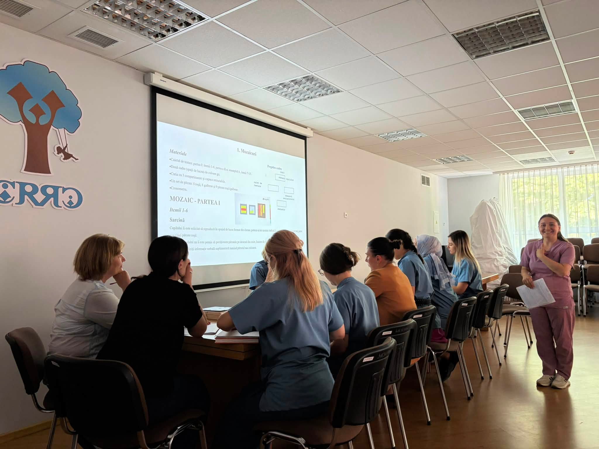 Dolinschii Amalia a prezentat modalitatea de aplicare a testului SON-R a dezvoltării cognitive pentru copii cu vârsta 2.5-7 ani